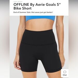 NWOT Aerie Offline Bike Shorts